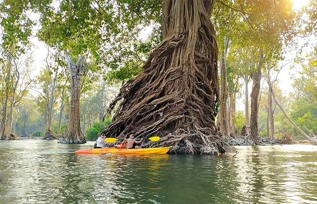 Beach Camping, Kayaking, Bicycling, Upper Mekong, 3 Day Private Tour
